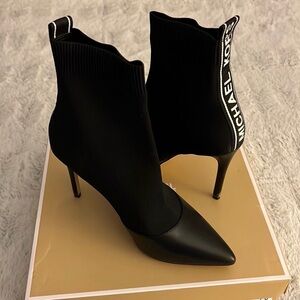Michael Kors Black Women's Ankle Boots - “Vicky Heel”